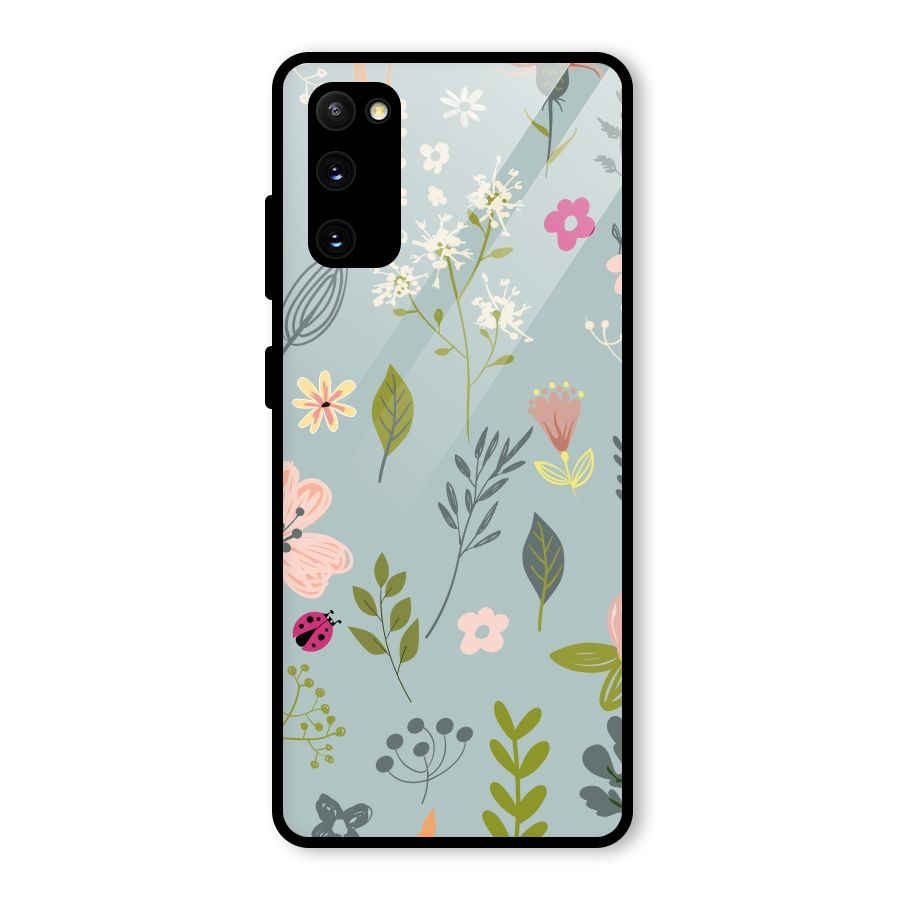 Flawless Flowers Glass Back Case for Galaxy S20 FE
