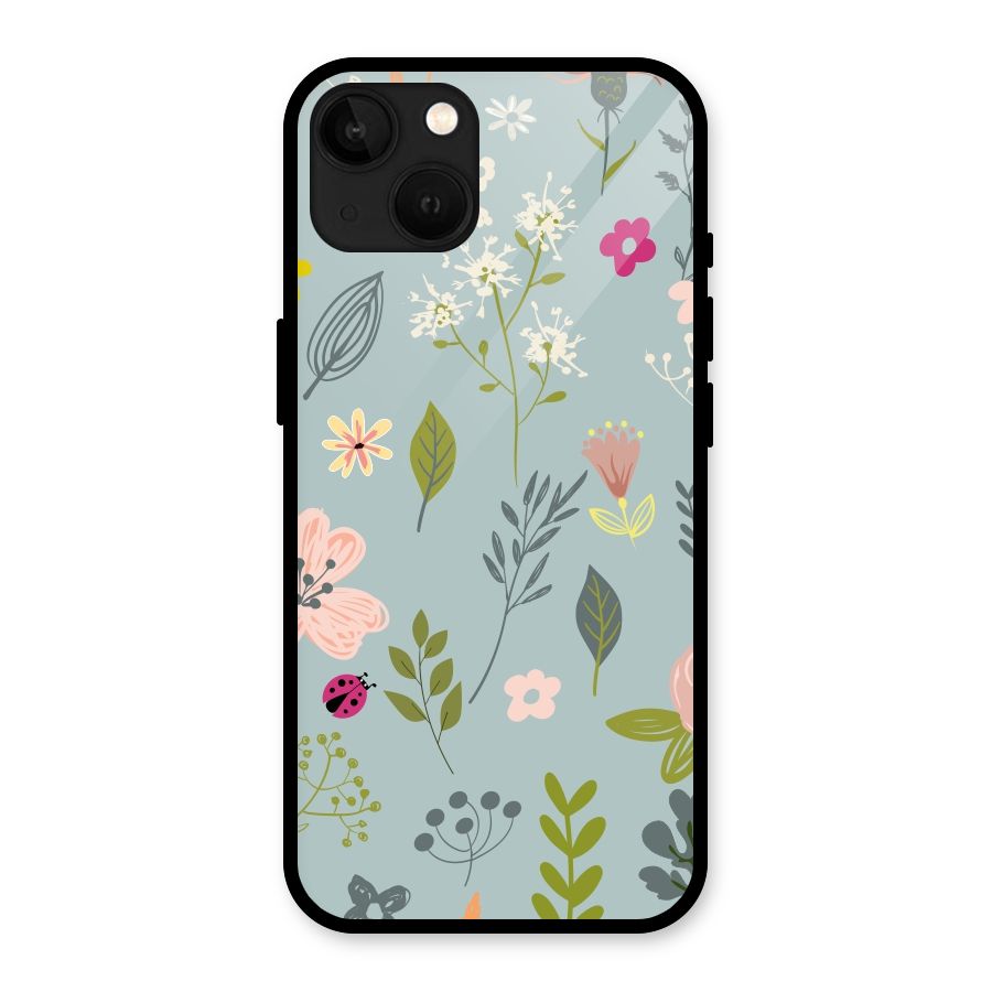 Flawless Flowers Glass Back Case for iPhone 13