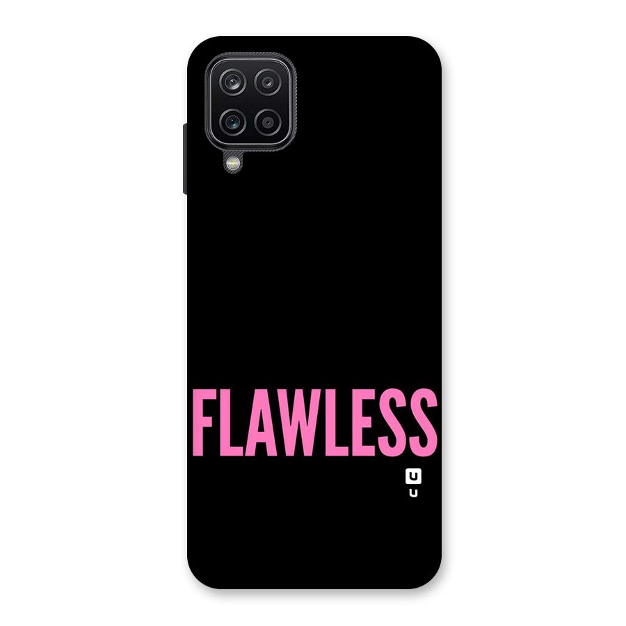Flawless Pink Design Back Case for Galaxy A12