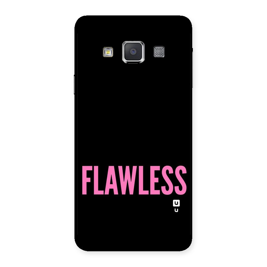 Flawless Pink Design Back Case for Galaxy A3