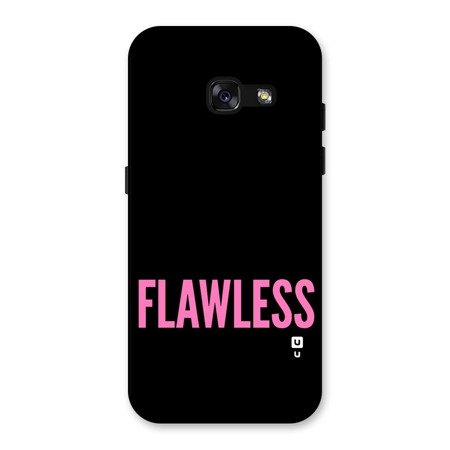 Flawless Pink Design Back Case for Galaxy A3 (2017)