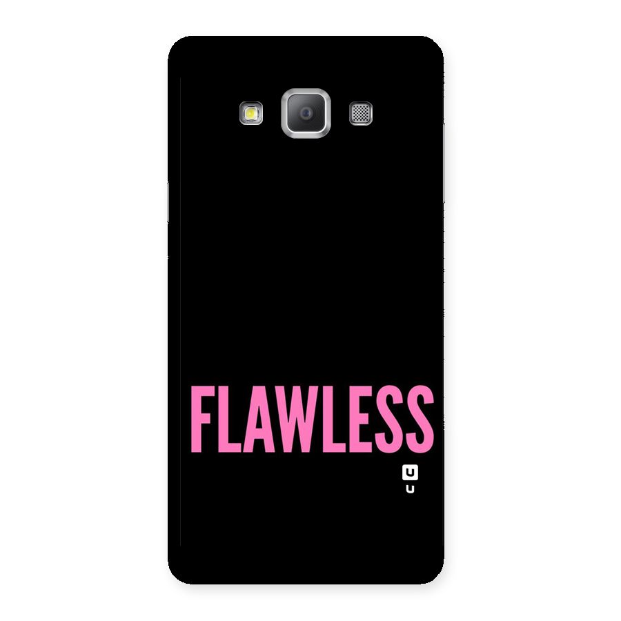 Flawless Pink Design Back Case for Galaxy A7