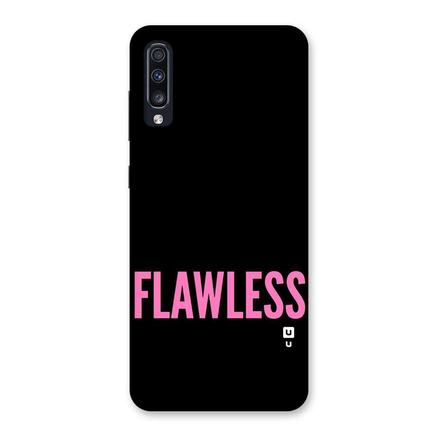 Flawless Pink Design Back Case for Galaxy A70s