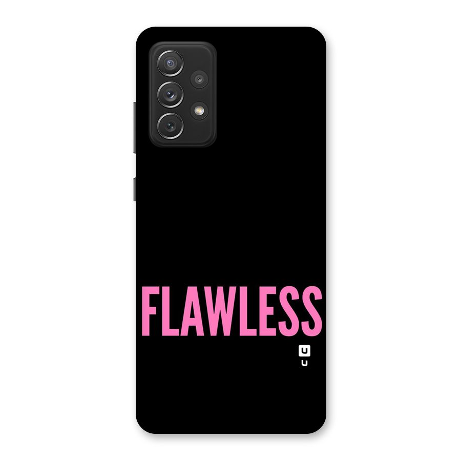 Flawless Pink Design Back Case for Galaxy A72