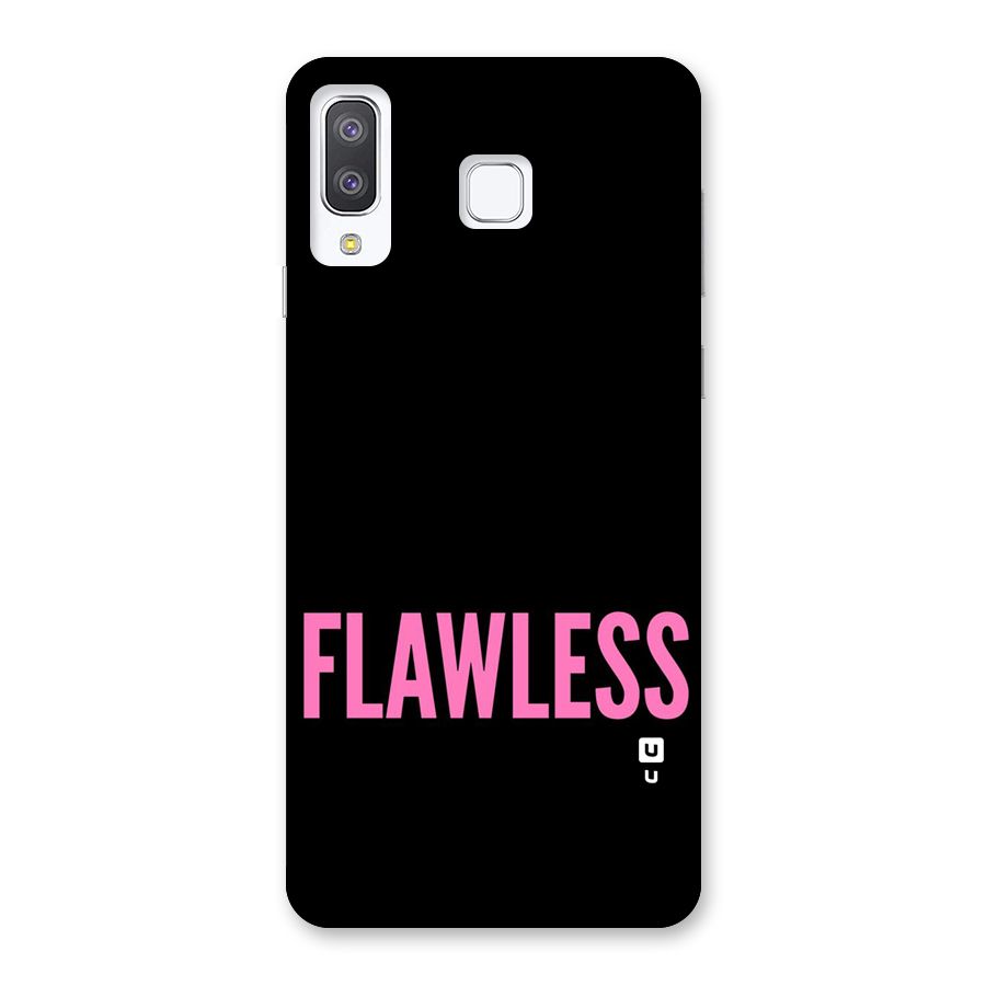 Flawless Pink Design Back Case for Galaxy A8 Star
