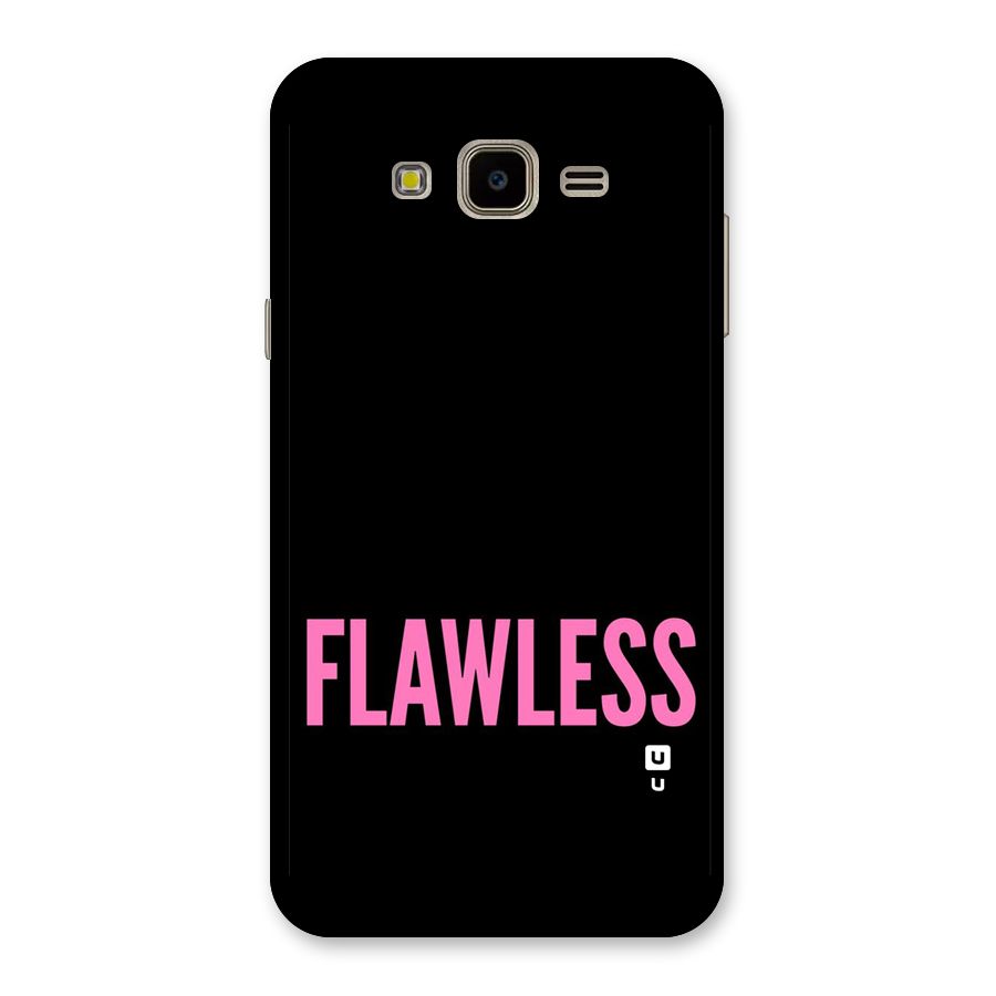 Flawless Pink Design Back Case for Galaxy J7 Nxt