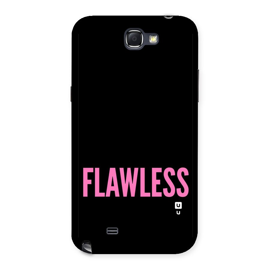 Flawless Pink Design Back Case for Galaxy Note 2