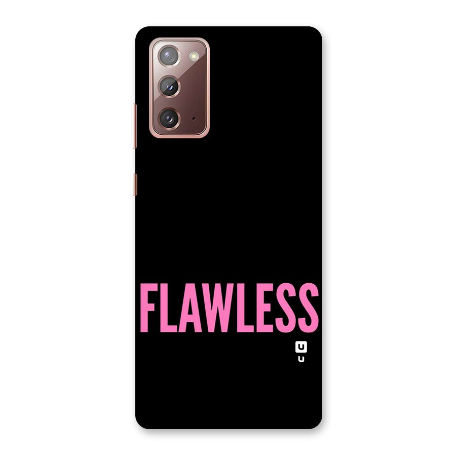 Flawless Pink Design Back Case for Galaxy Note 20