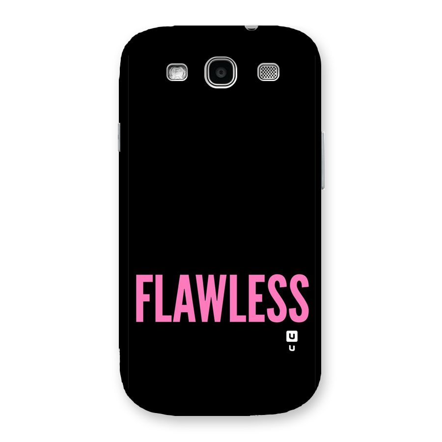 Flawless Pink Design Back Case for Galaxy S3