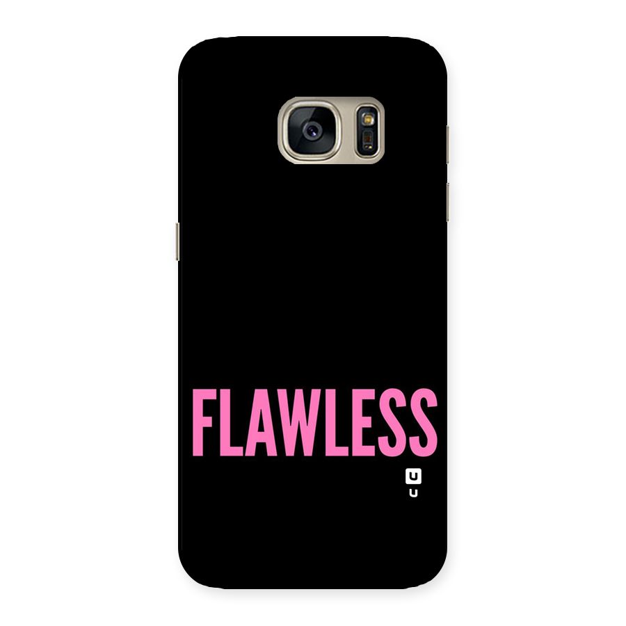 Flawless Pink Design Back Case for Galaxy S7