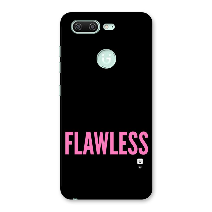 Flawless Pink Design Back Case for Gionee S10
