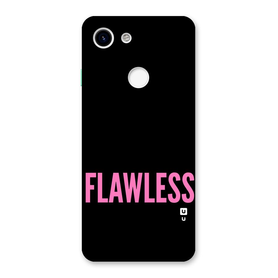 Flawless Pink Design Back Case for Google Pixel 3
