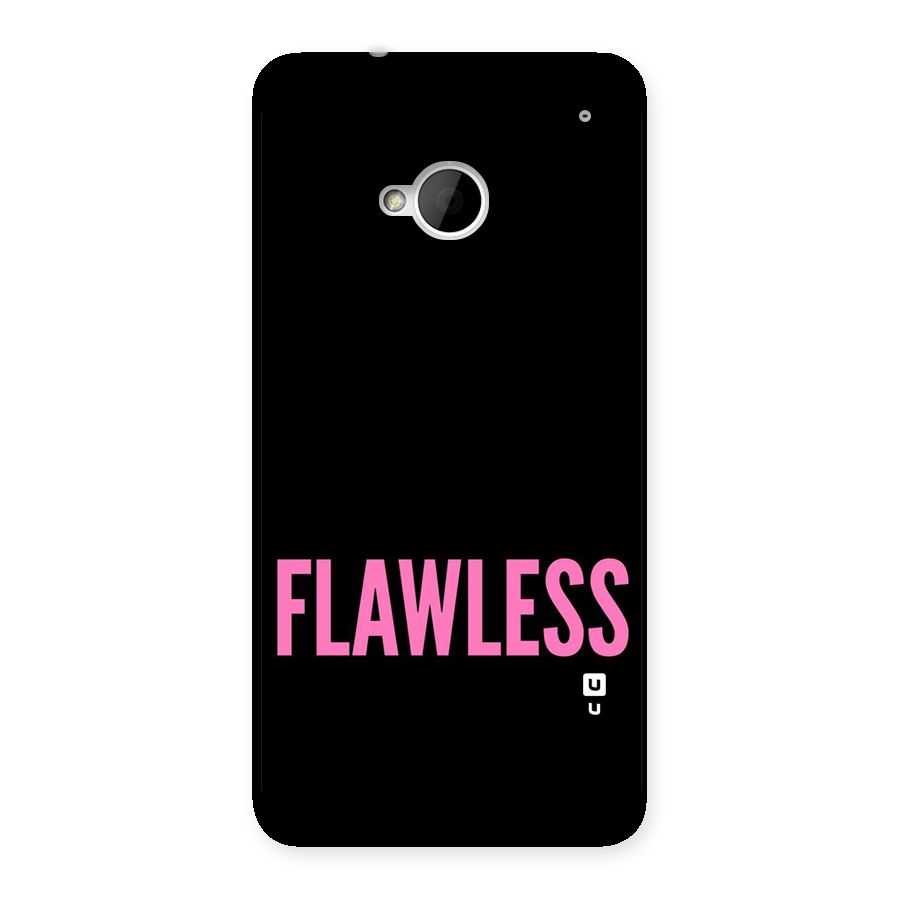 Flawless Pink Design Back Case for HTC One M7