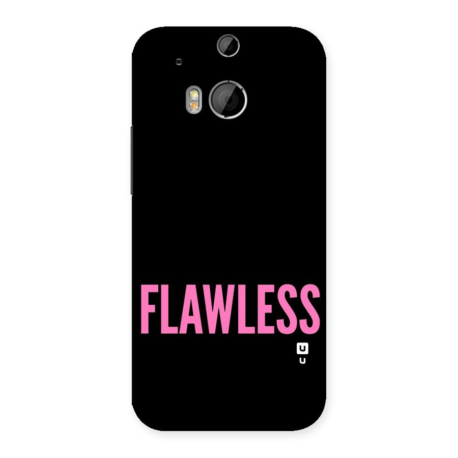 Flawless Pink Design Back Case for HTC One M8