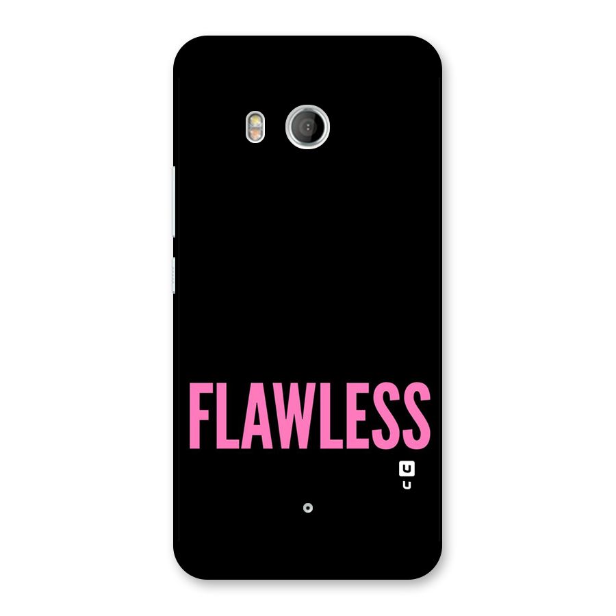 Flawless Pink Design Back Case for HTC U11