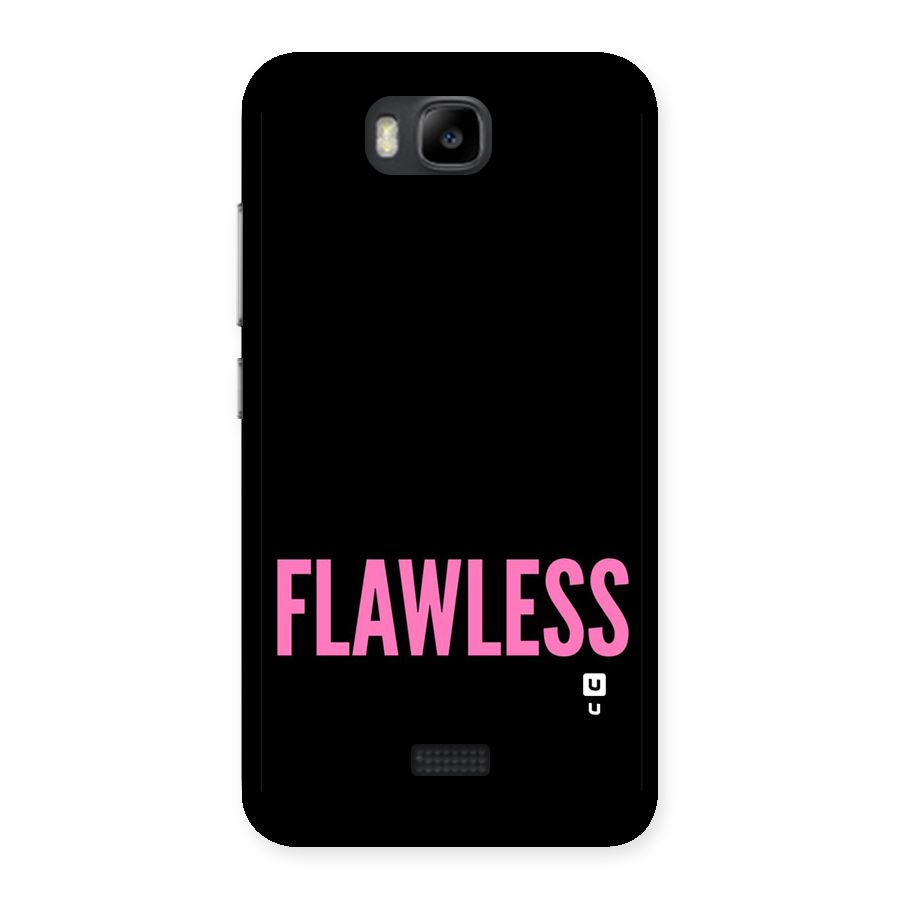 Flawless Pink Design Back Case for Honor Bee