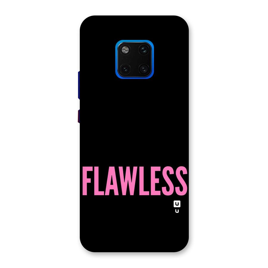 Flawless Pink Design Back Case for Huawei Mate 20 Pro