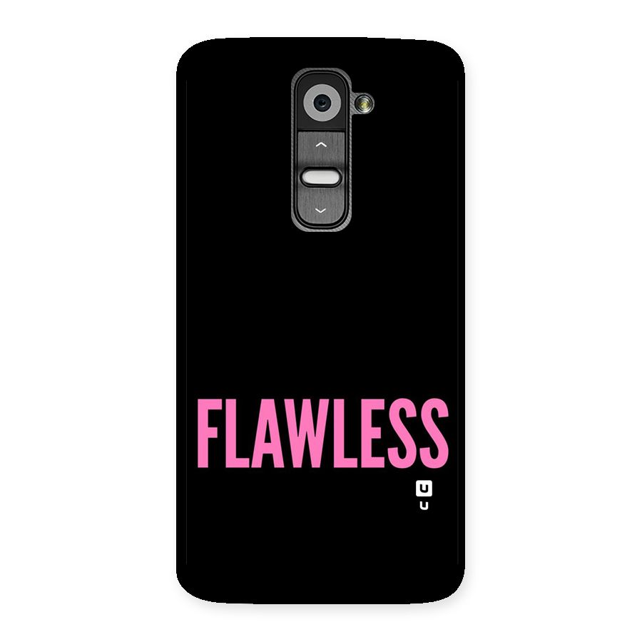 Flawless Pink Design Back Case for LG G2