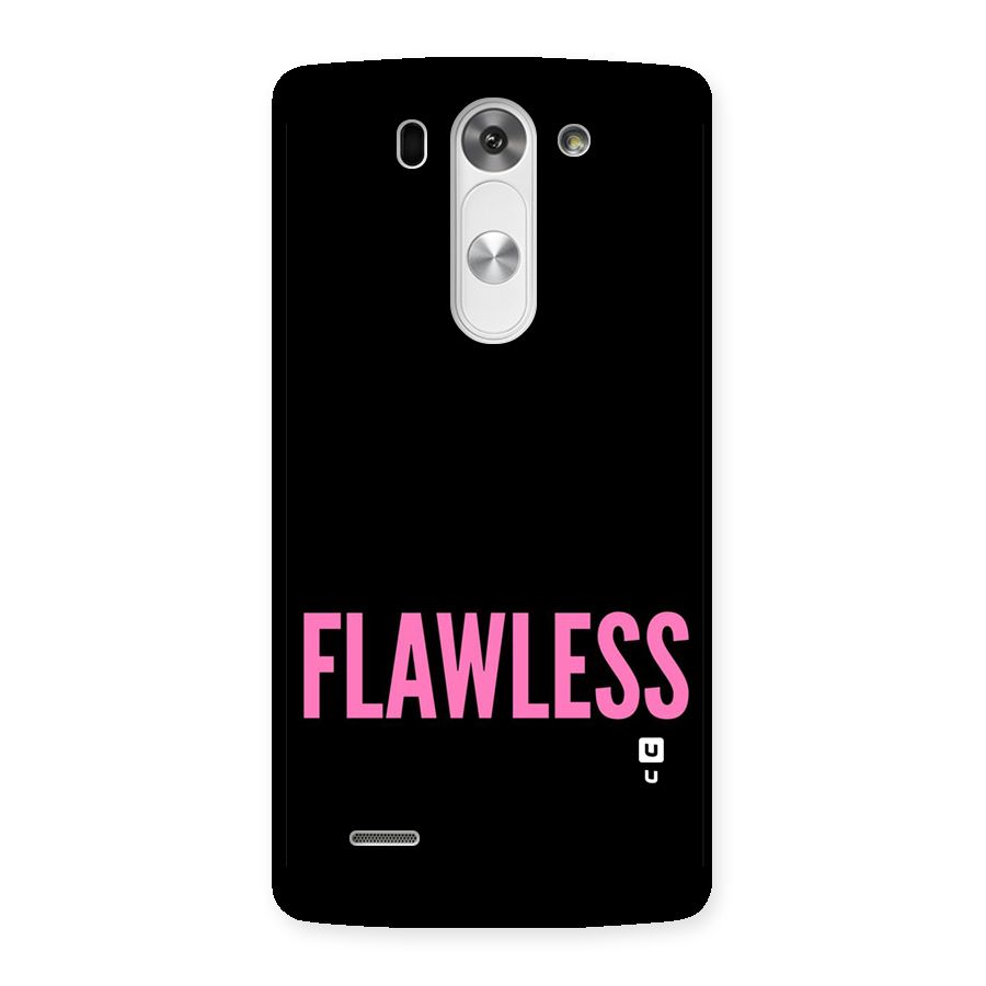 Flawless Pink Design Back Case for LG G3 Mini