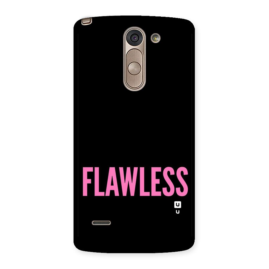 Flawless Pink Design Back Case for LG G3 Stylus