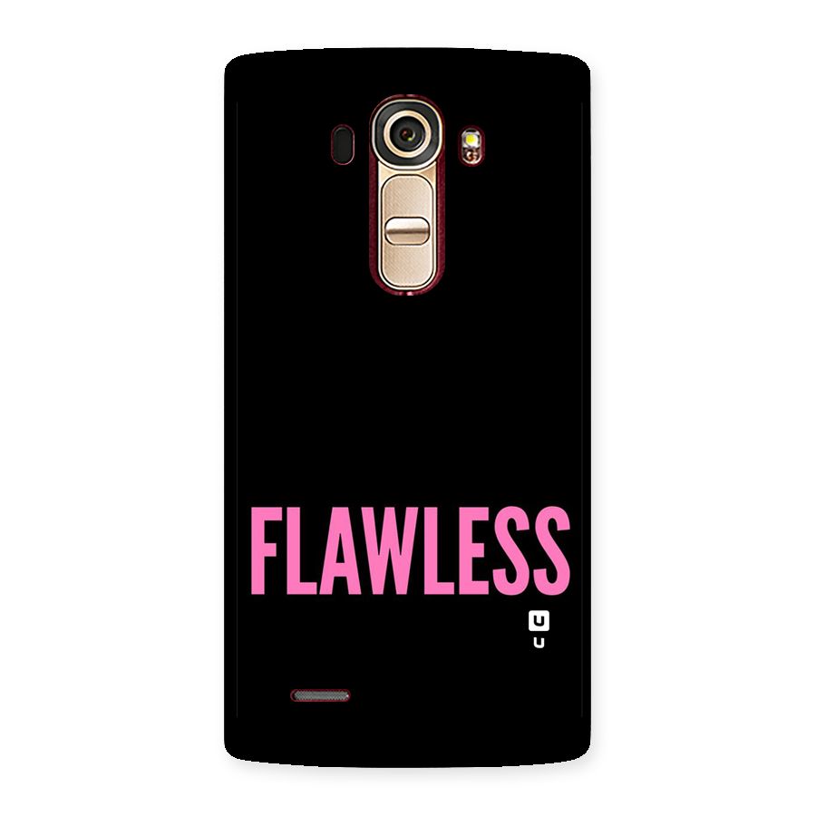 Flawless Pink Design Back Case for LG G4