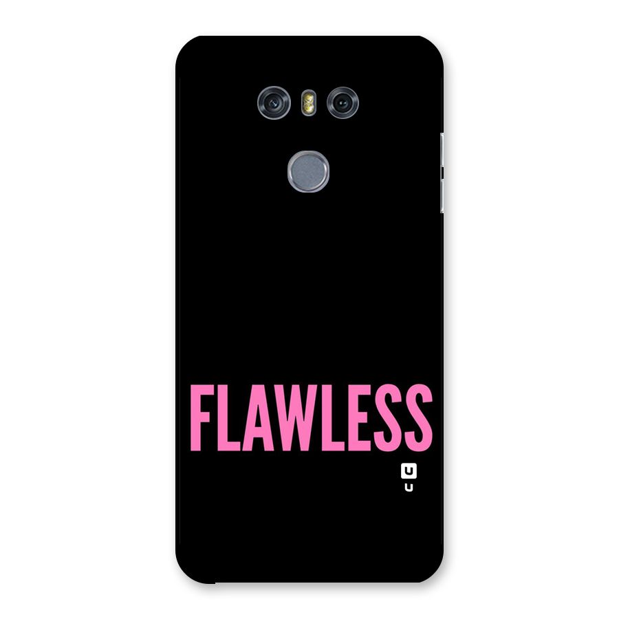 Flawless Pink Design Back Case for LG G6
