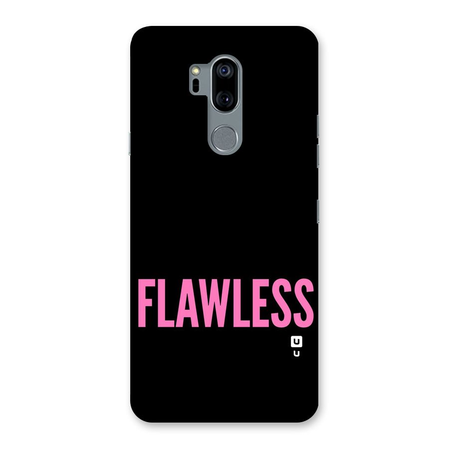 Flawless Pink Design Back Case for LG G7