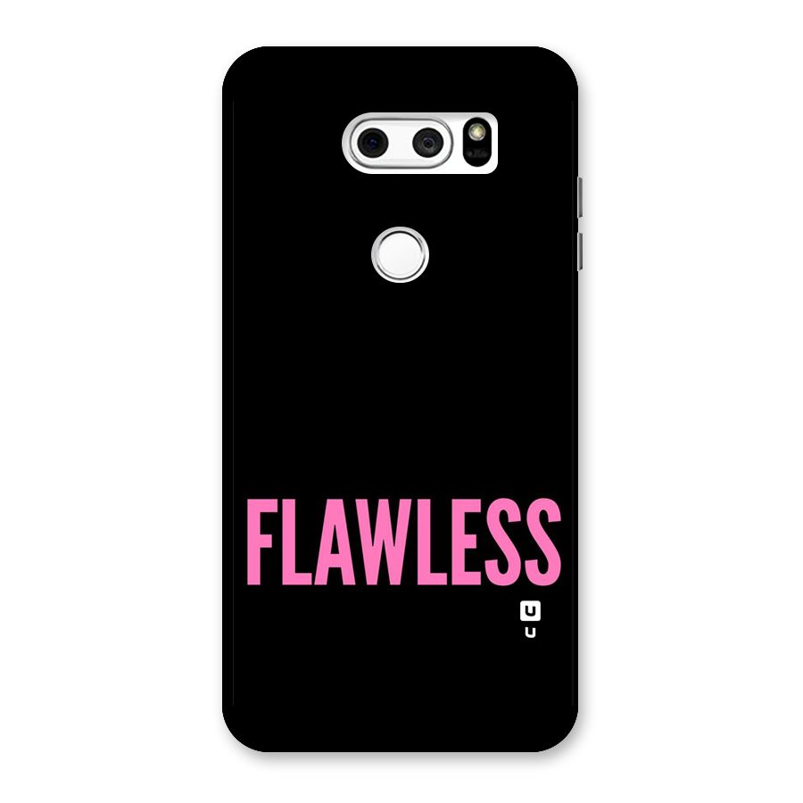Flawless Pink Design Back Case for LG V30