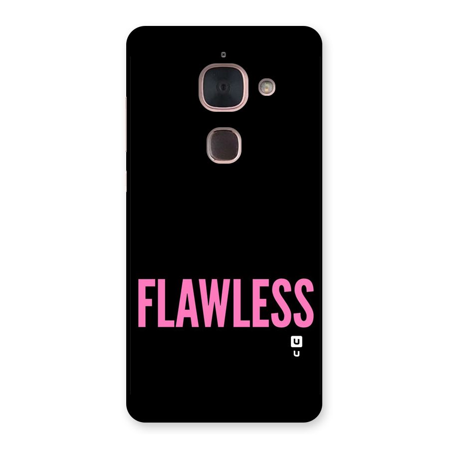 Flawless Pink Design Back Case for Le Max 2