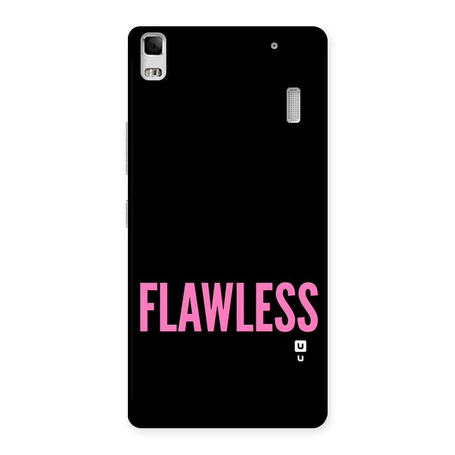 Flawless Pink Design Back Case for Lenovo A7000