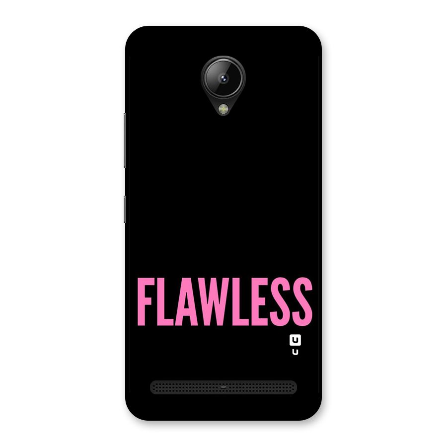 Flawless Pink Design Back Case for Lenovo C2