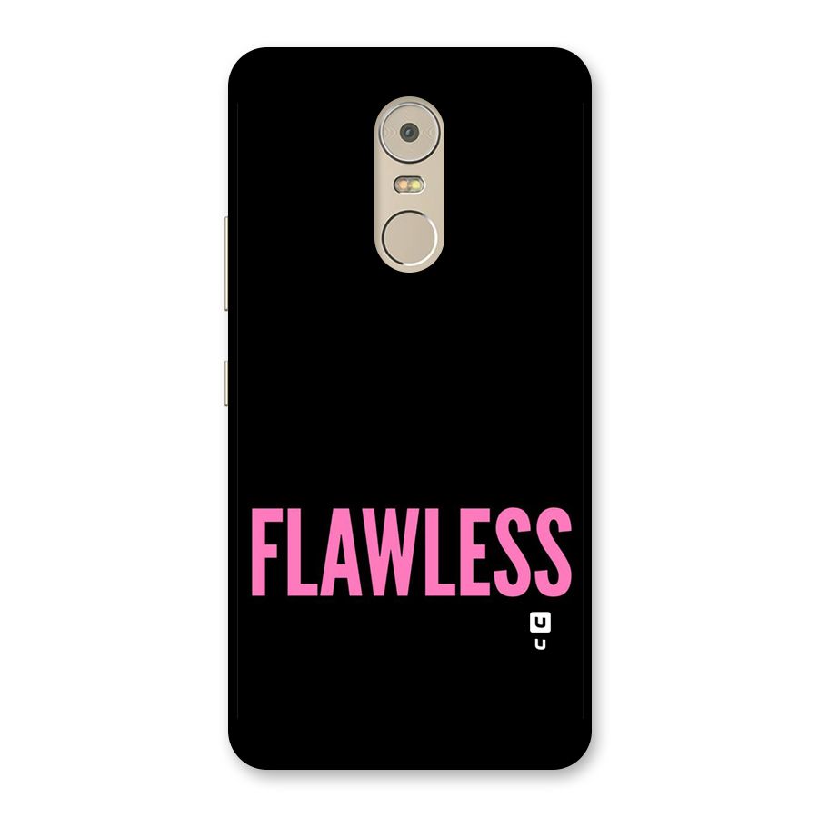 Flawless Pink Design Back Case for Lenovo K6 Note