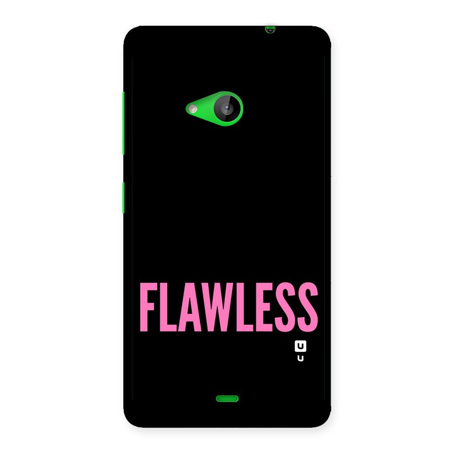 Flawless Pink Design Back Case for Lumia 535