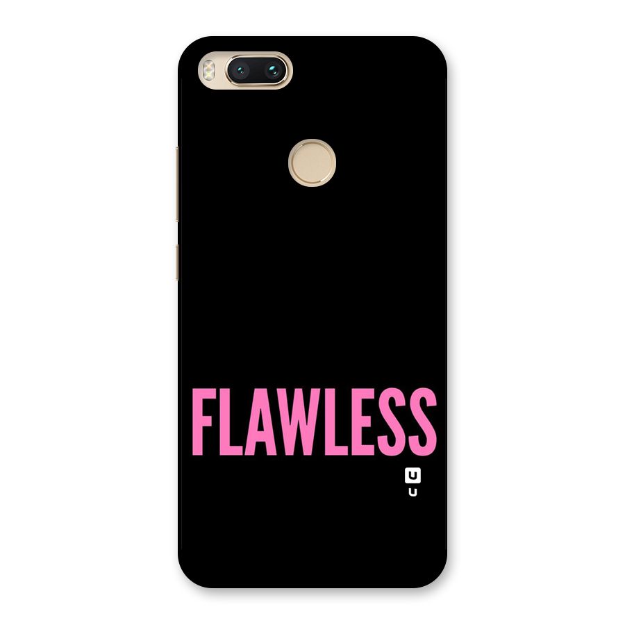 Flawless Pink Design Back Case for Mi A1