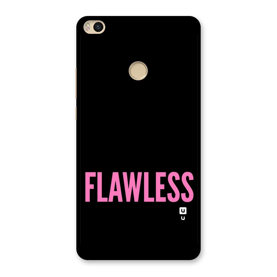 Flawless Pink Design Back Case for Mi Max 2