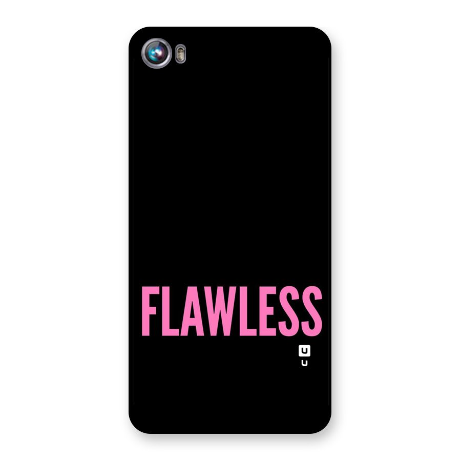 Flawless Pink Design Back Case for Micromax Canvas Fire 4 A107