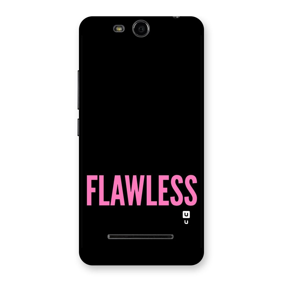 Flawless Pink Design Back Case for Micromax Canvas Juice 3 Q392