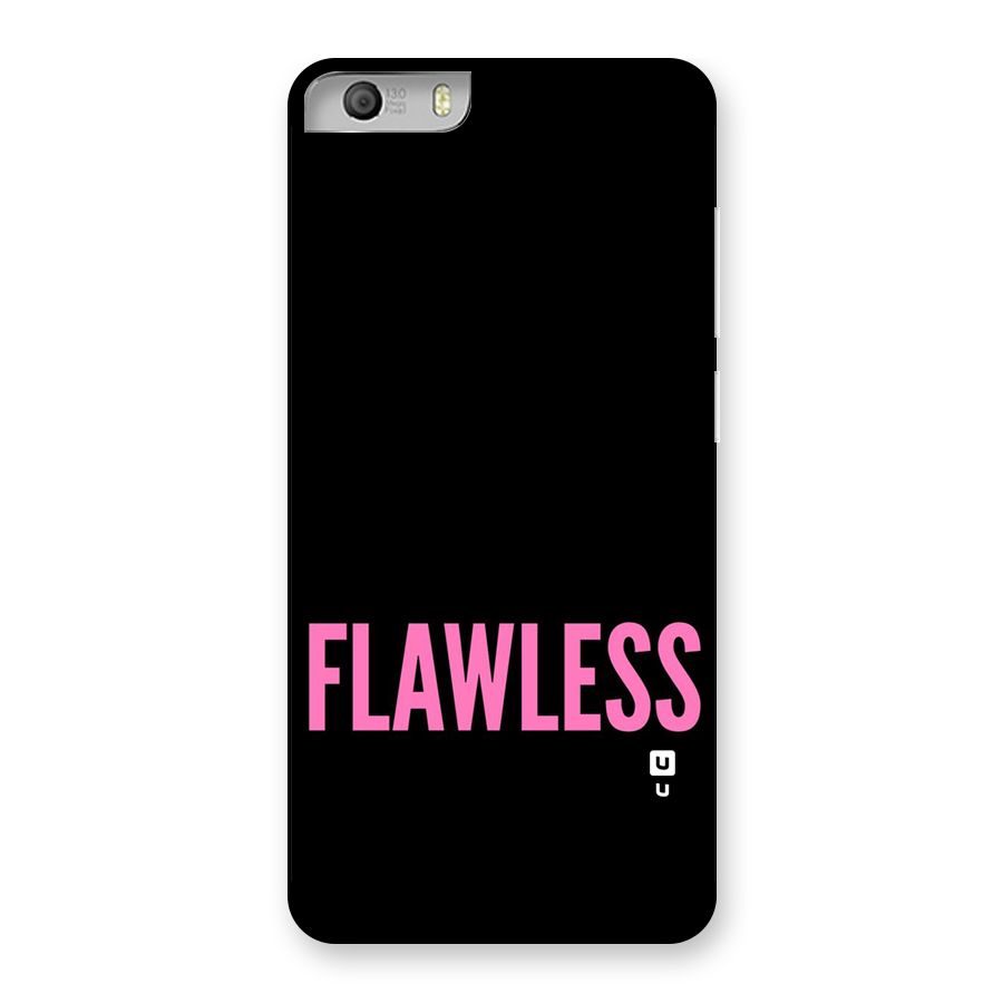Flawless Pink Design Back Case for Micromax Canvas Knight 2