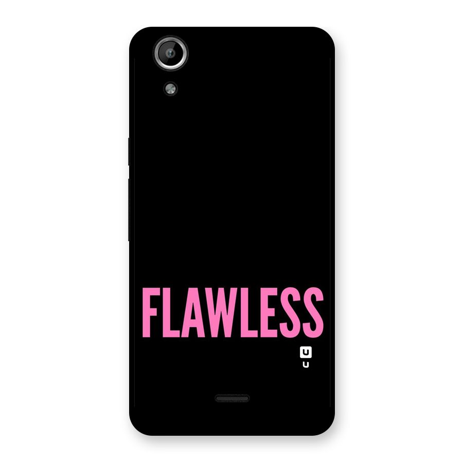 Flawless Pink Design Back Case for Micromax Canvas Selfie Lens Q345