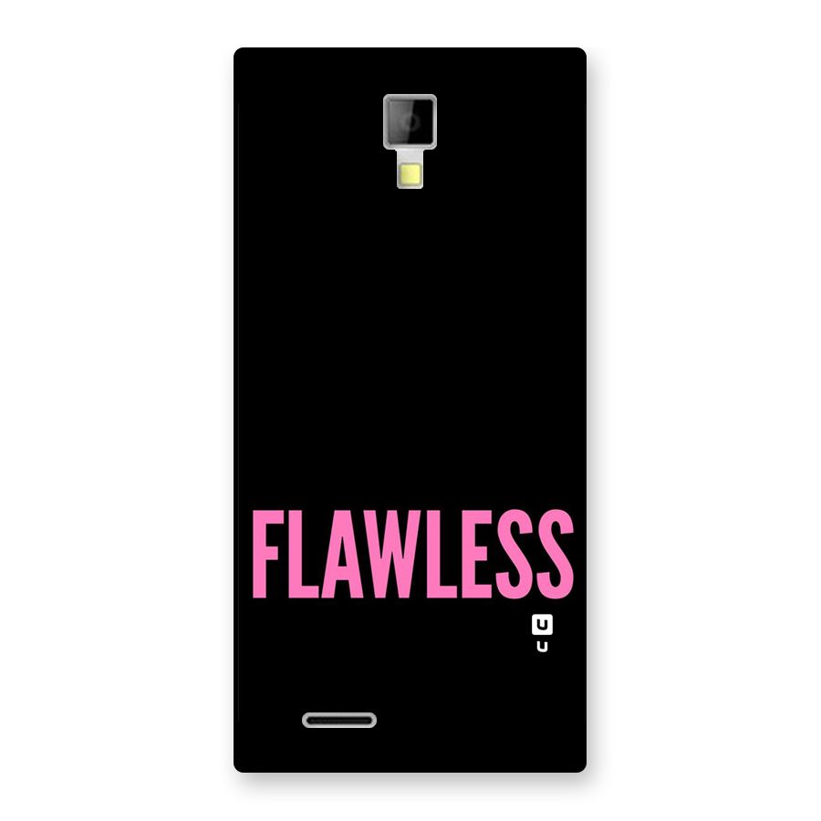 Flawless Pink Design Back Case for Micromax Canvas Xpress A99