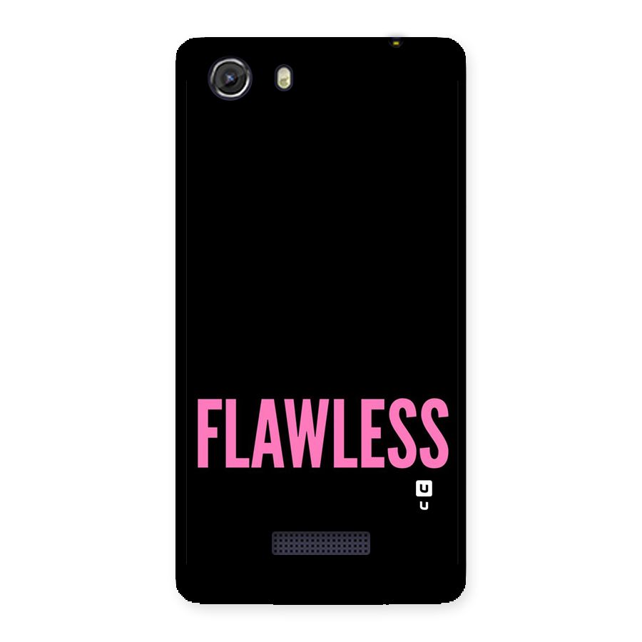Flawless Pink Design Back Case for Micromax Unite 3