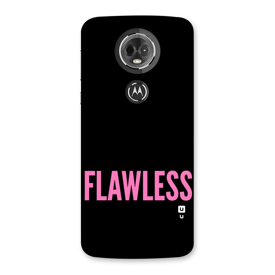 Flawless Pink Design Back Case for Moto E5 Plus