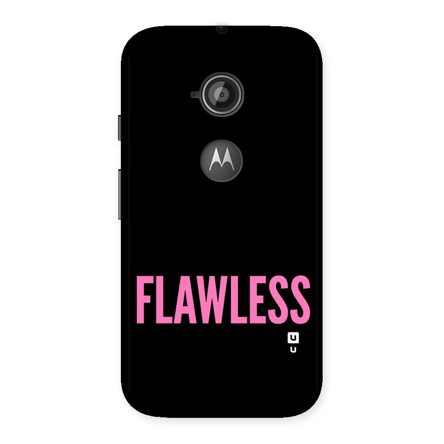 Flawless Pink Design Back Case for Moto E 2nd Gen