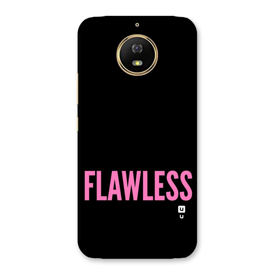 Flawless Pink Design Back Case for Moto G5s