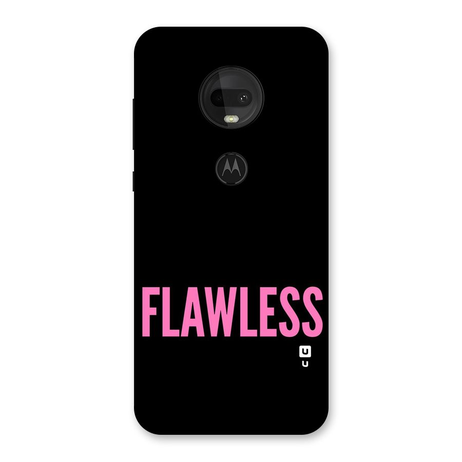 Flawless Pink Design Back Case for Moto G7