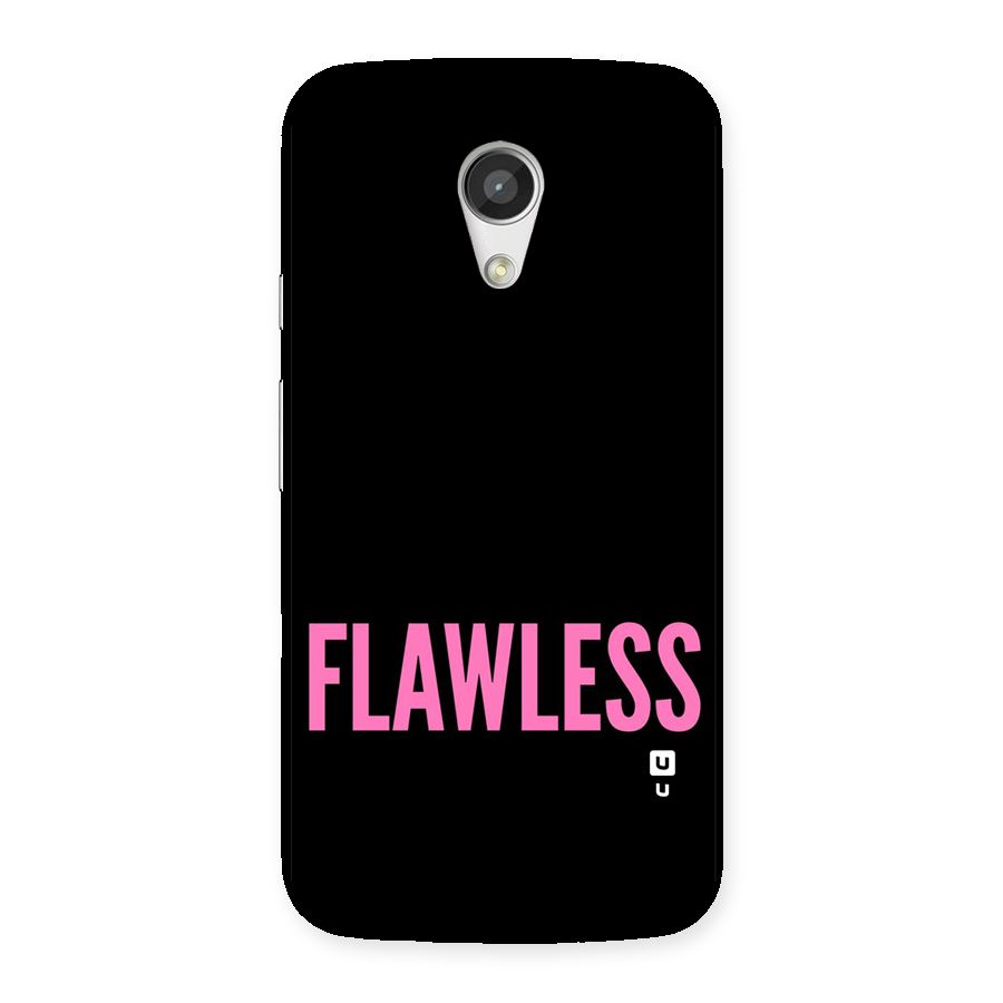 Flawless Pink Design Back Case for Moto G 2nd Gen