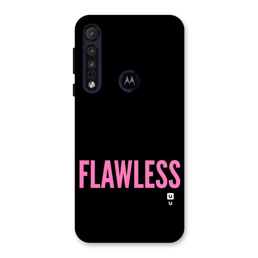Flawless Pink Design Back Case for Motorola One Macro