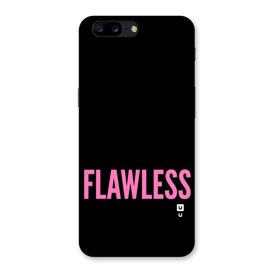 Flawless Pink Design Back Case for OnePlus 5