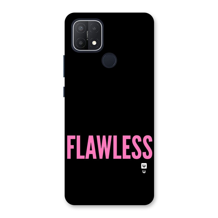 Flawless Pink Design Back Case for Oppo A15s