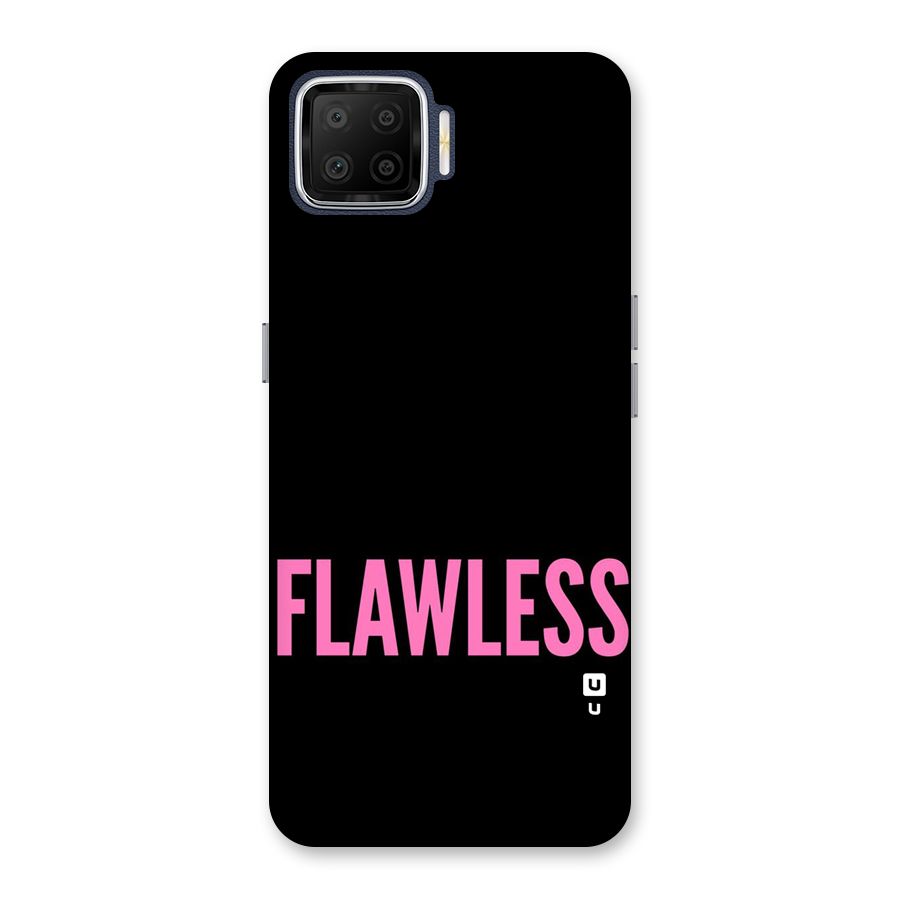 Flawless Pink Design Back Case for Oppo F17
